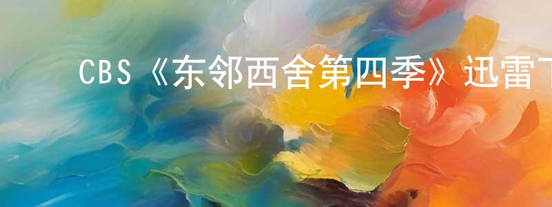 陈志芹发布CBS《东邻西舍第四季》迅雷下载/在线观看/百度云-都市/情感-美剧天堂